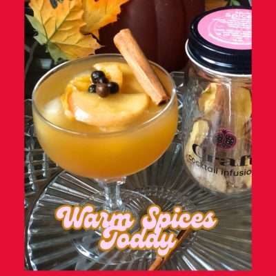 holiday warm spices cocktail