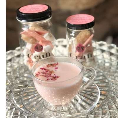 pink chocolate cocktail