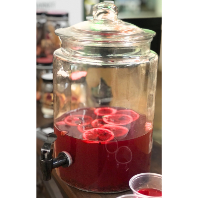 dispenser infusion hibiscus
