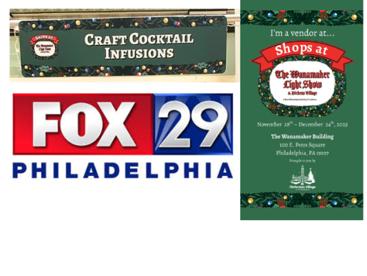 Wanamaker Shops Craft Cocktail Infusions Fox 29 TV Feature